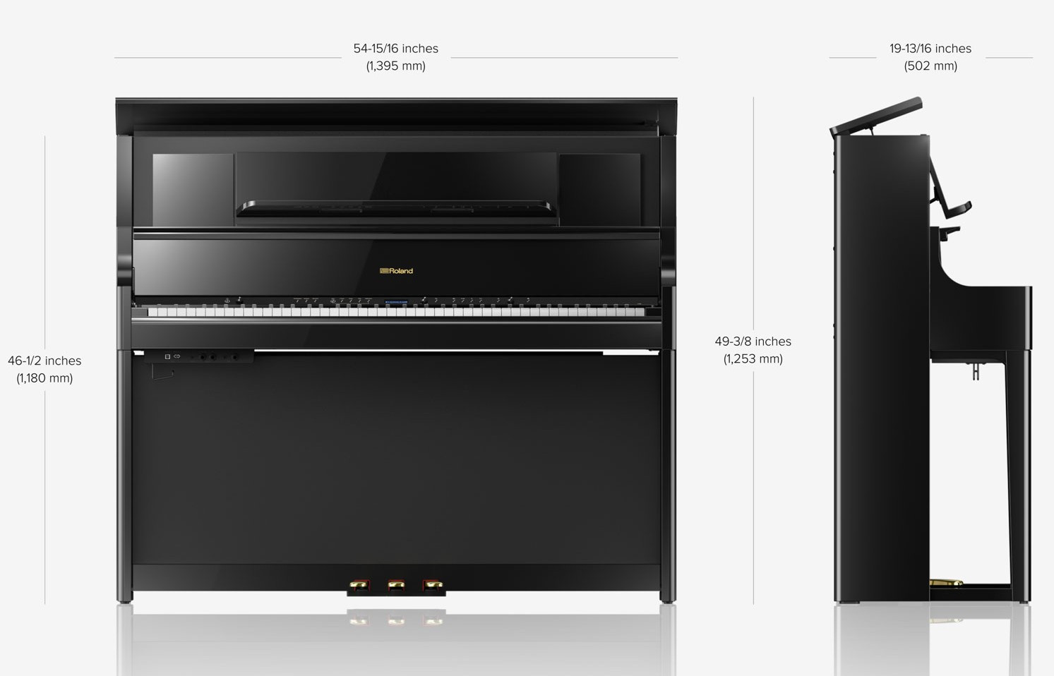 Galerijní obrázek č.7 Digitální piana ROLAND LX708-PW