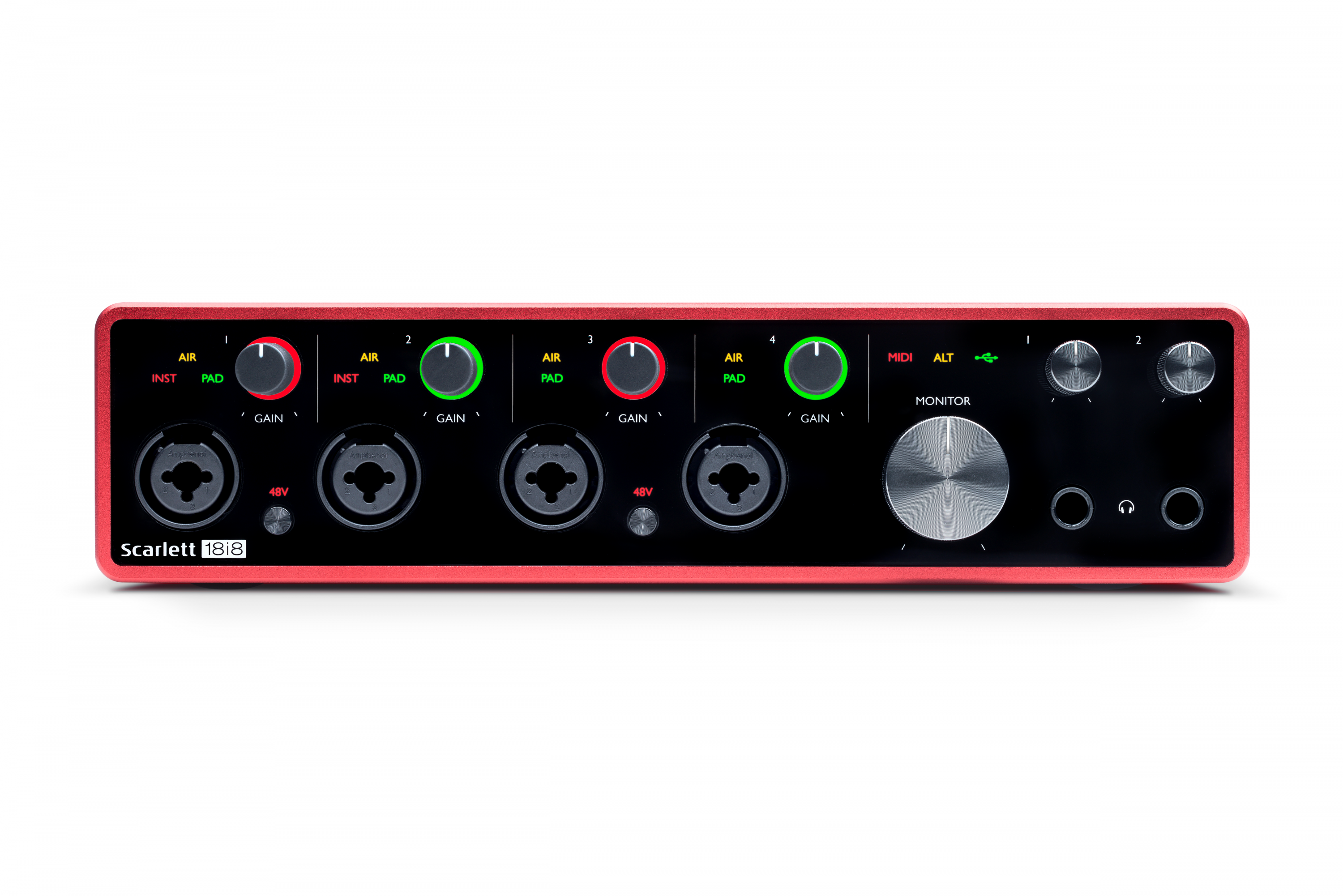 Galerijní obrázek č.2 USB zvukové karty FOCUSRITE Scarlett 18i8 3rd Generation