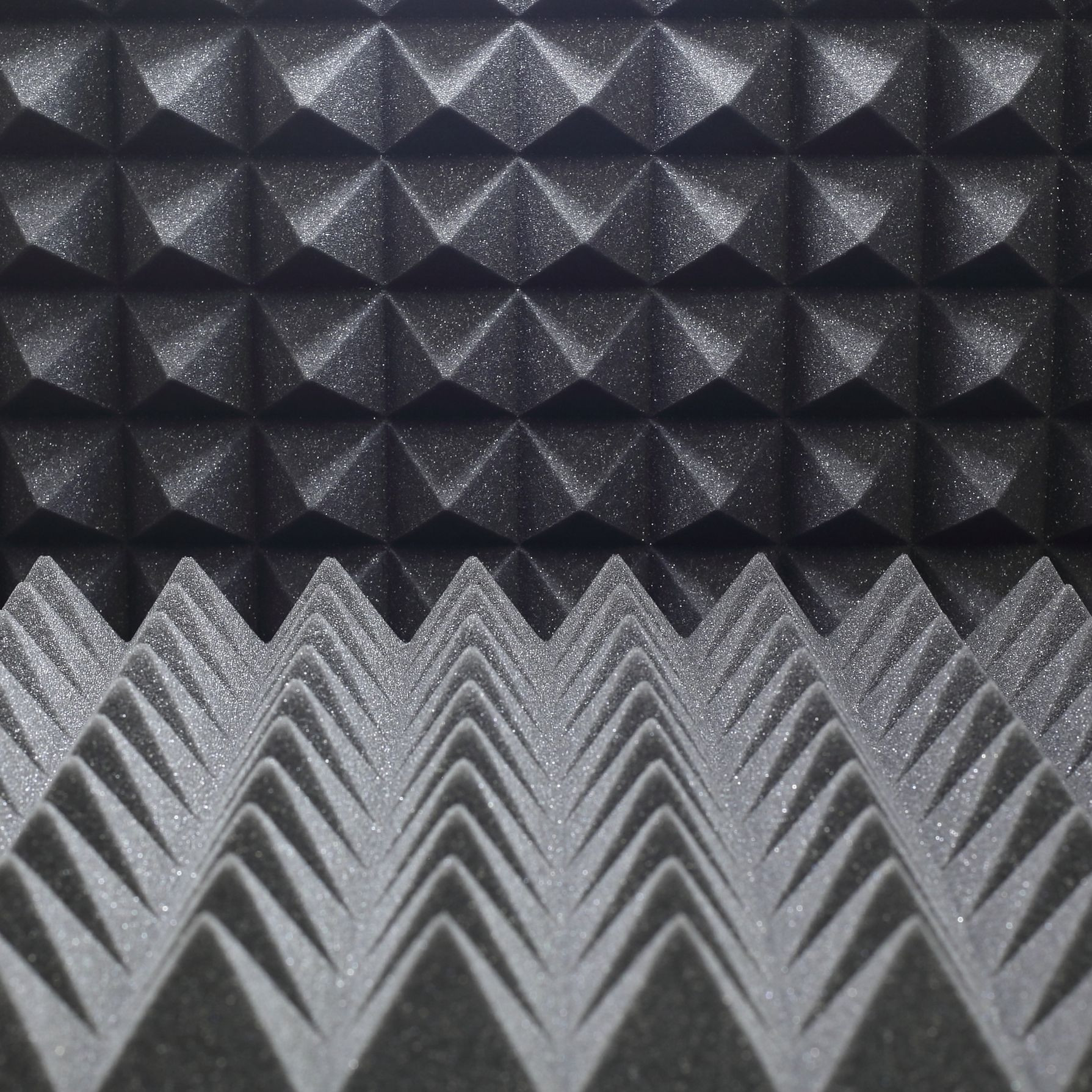 Galerijní obrázek č.3 Absorpční panely VELES-X Acoustic Pyramids Self-adhesive 500x500x50 MVSS 302 – SE/NBR