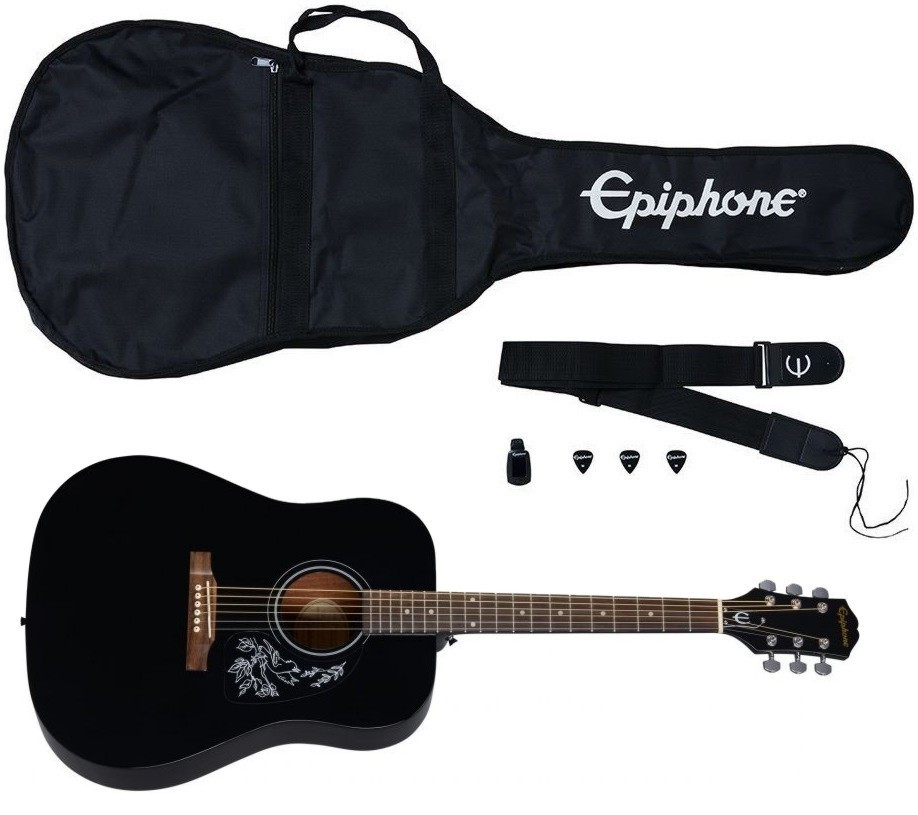 Hlavní obrázek Akustické sety EPIPHONE Starling Acoustic Guitar Player Pack - Ebony
