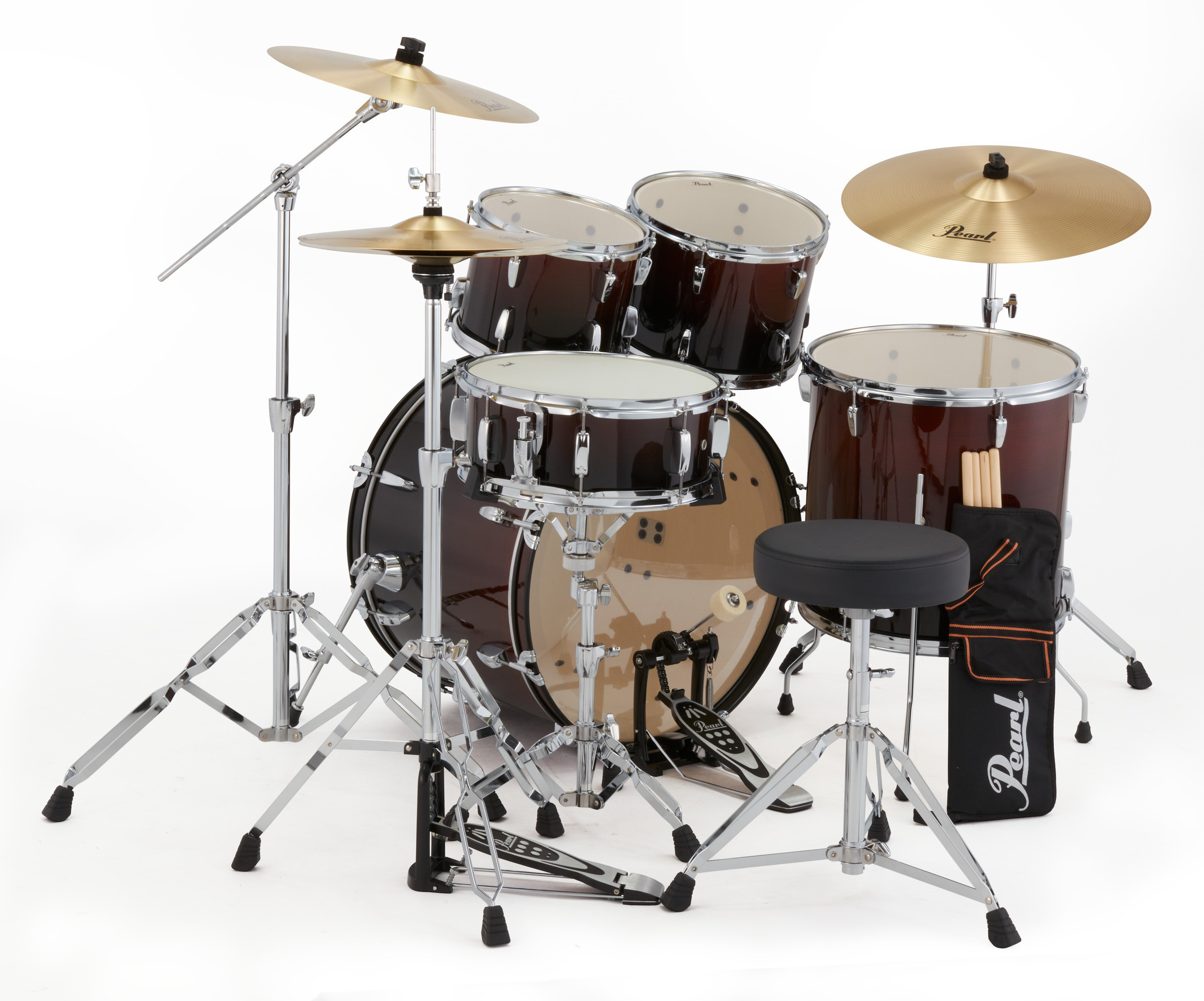 Galerijní obrázek č.3 22“; 10“, 12“; 16“ PEARL RS525SBC/C757 Roadshow - Garnet Fade Limited Edition