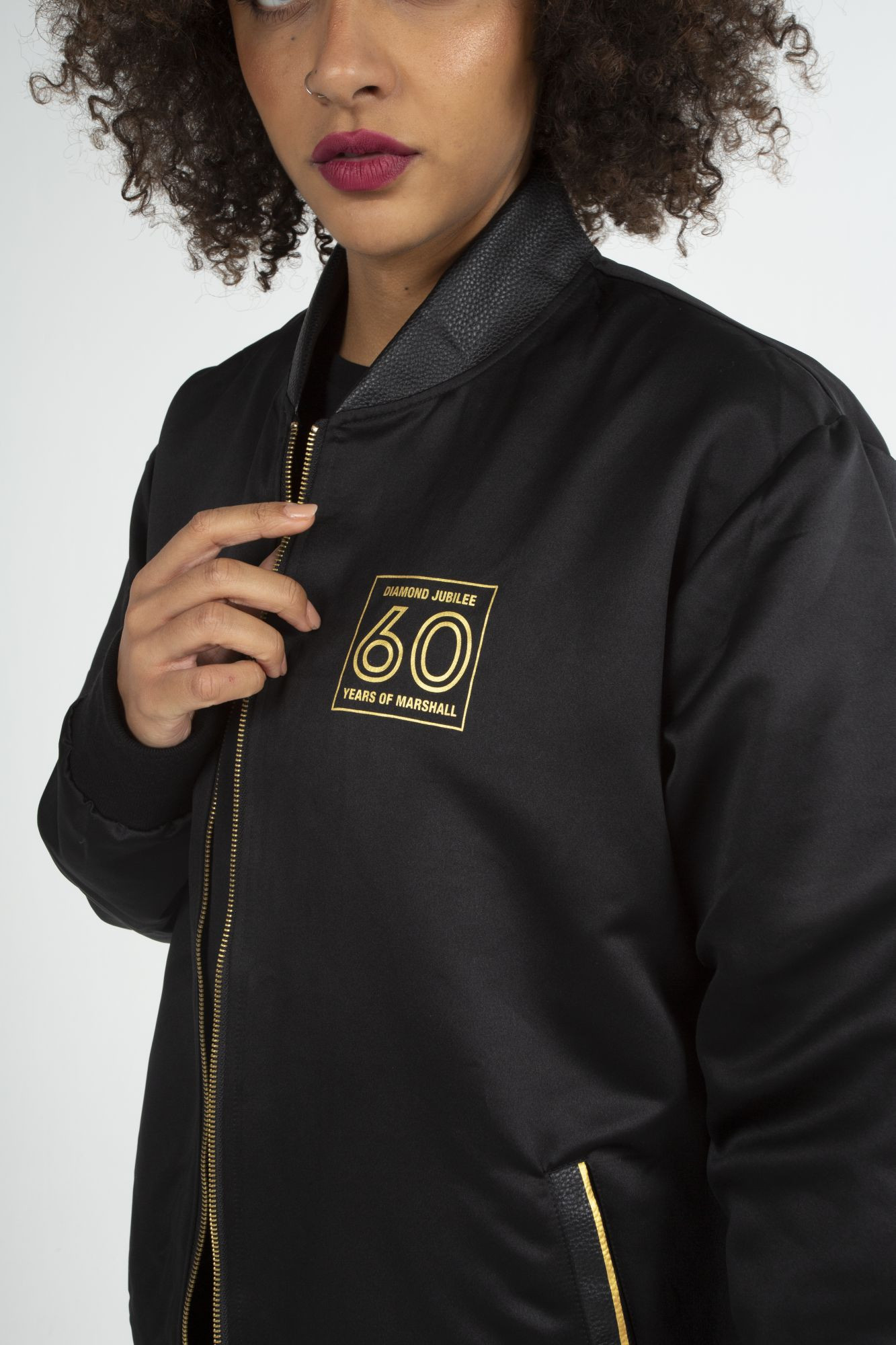 Hlavní obrázek Výprodej MARSHALL 60th Anniversary - Saténová bunda Bomber S