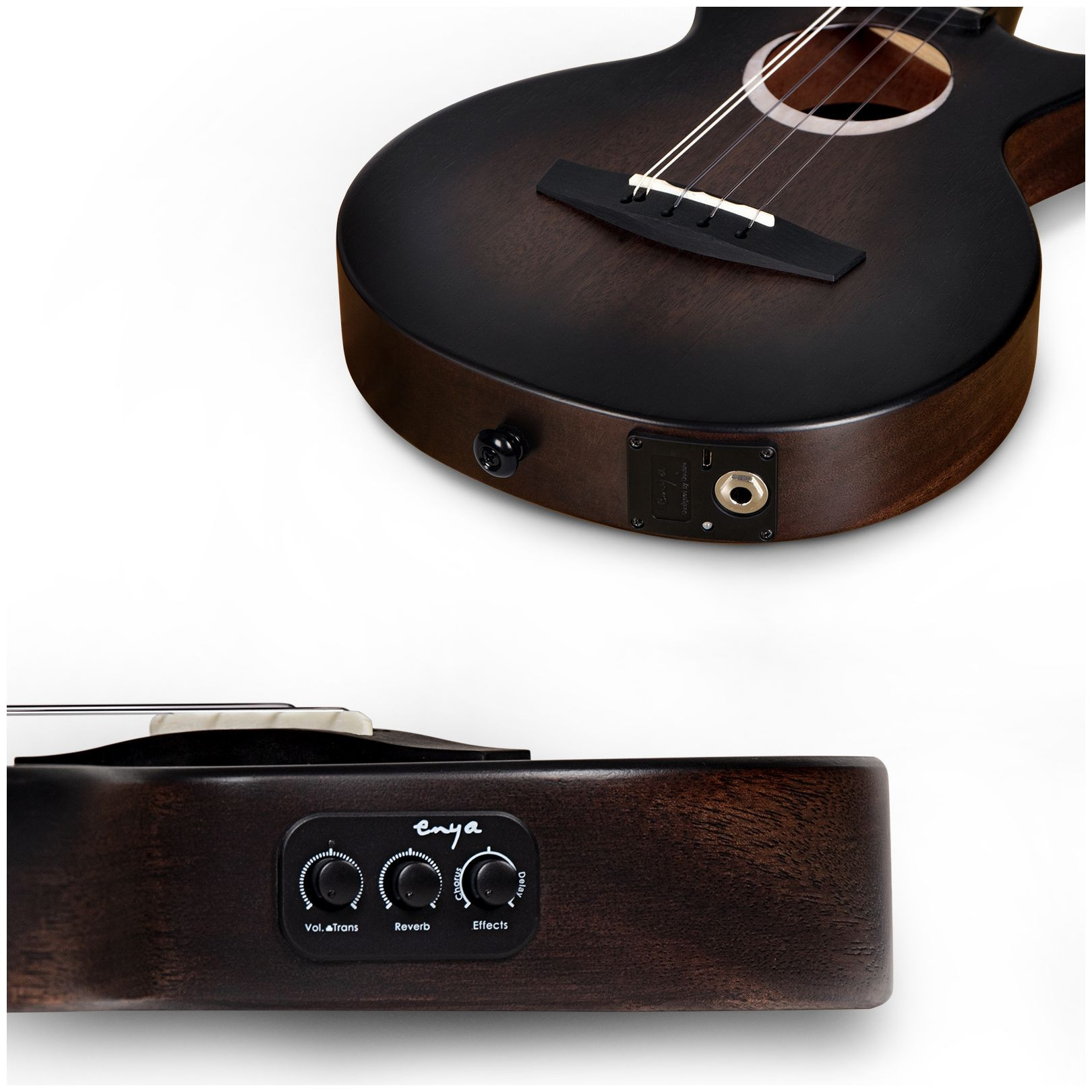 Galerijní obrázek č.2 Tenorové ENYA MUSIC Moon 5-String - Taimane Signature Black