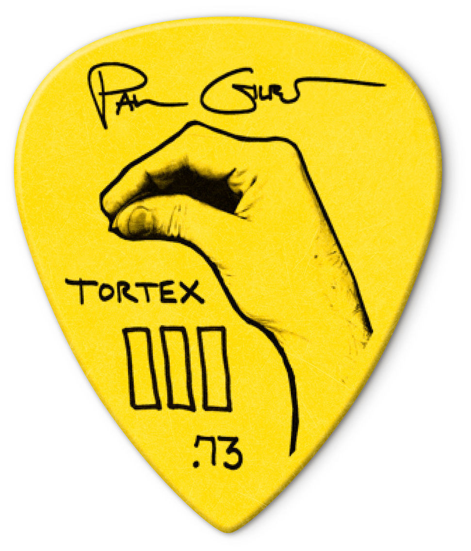 Galerijní obrázek č.12 Tvrdost  0.73 DUNLOP PG462P PAUL GILBERT CUSTOM TORTEX TIII PICK .73MM - 12 ks