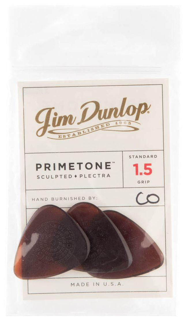 Galerijní obrázek č.2 Tvrdost do 2.0 DUNLOP Primetone Standard Grip Pick 1.5mm, 12ks