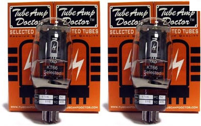 Hlavní obrázek Elektronky MARSHALL LAMPA KT66, VYROBENO V ČÍNĚ, pár - spárováno v ČR