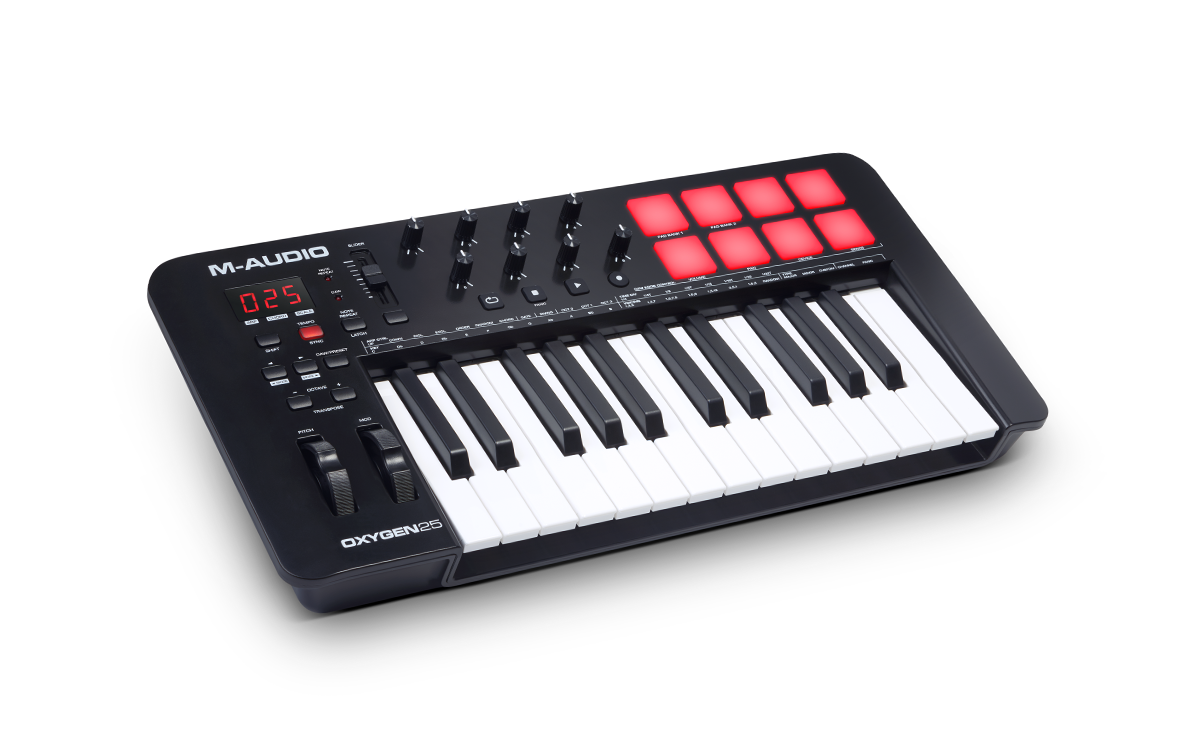 Galerijní obrázek č.1 MIDI keyboardy M-AUDIO Oxygen 25 MKV