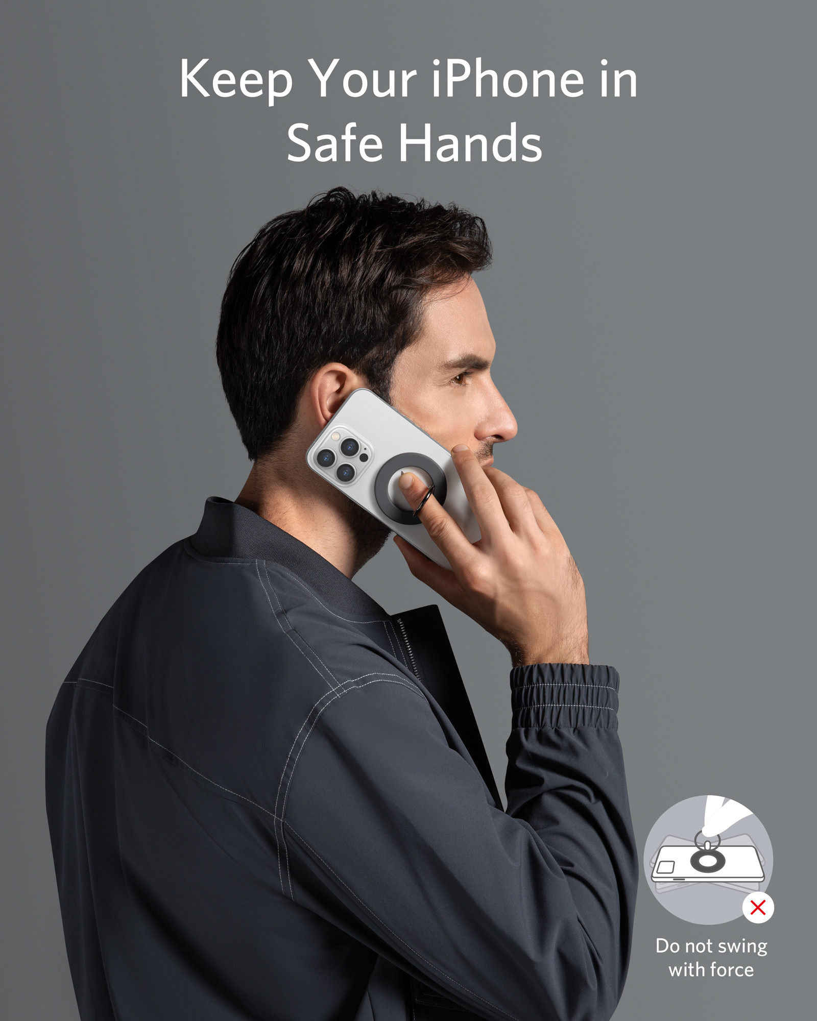 Galerijní obrázek č.3 Powerbanky a nabíječky ANKER Mag Go Ring Holder, Black