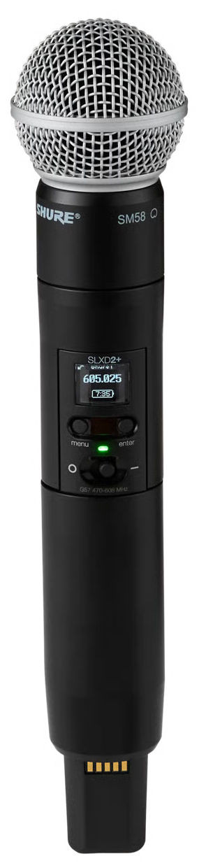 Galerijní obrázek č.2 S ručním mikrofonem SHURE SLXD24D+E/58-S50
