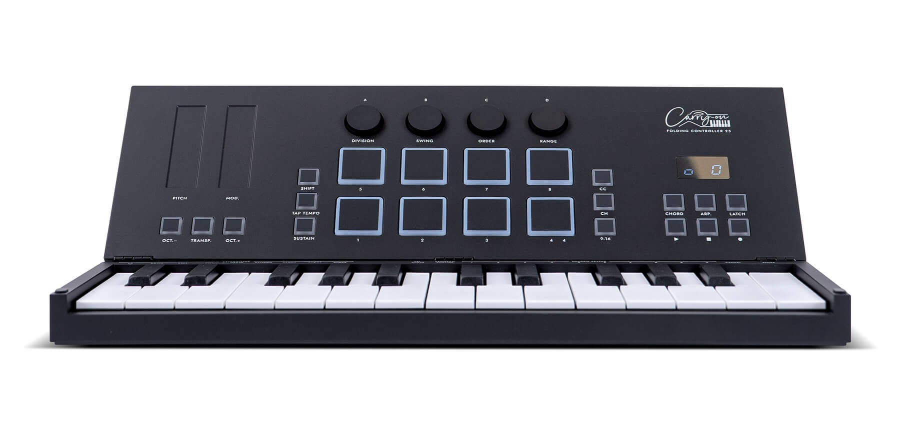 Galerijní obrázek č.6 Keyboardy/Klávesy/Kontrolery CARRY-ON Folding Controller 25 - Black