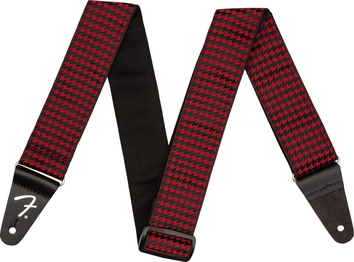 Hlavní obrázek Nylonové/textilní FENDER Houndstooth Strap Red