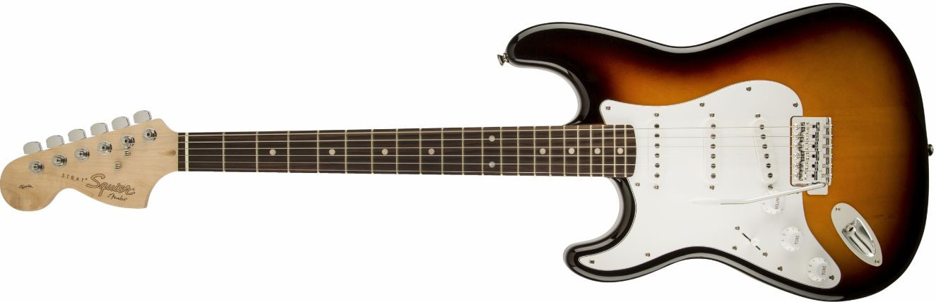 Hlavní obrázek Levoruké FENDER SQUIER Affinity Stratocaster Left Handed Brown Sunburst Laurel
