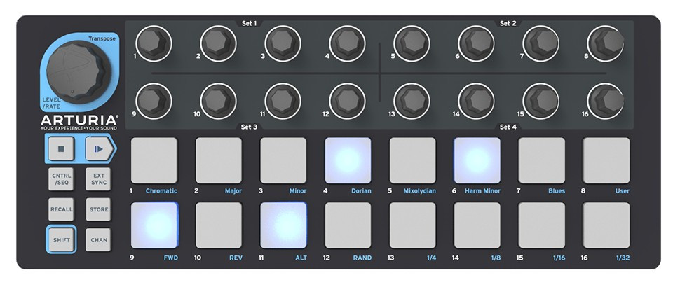 Hlavní obrázek MIDI kontrolery ARTURIA BeatStep Black Edition