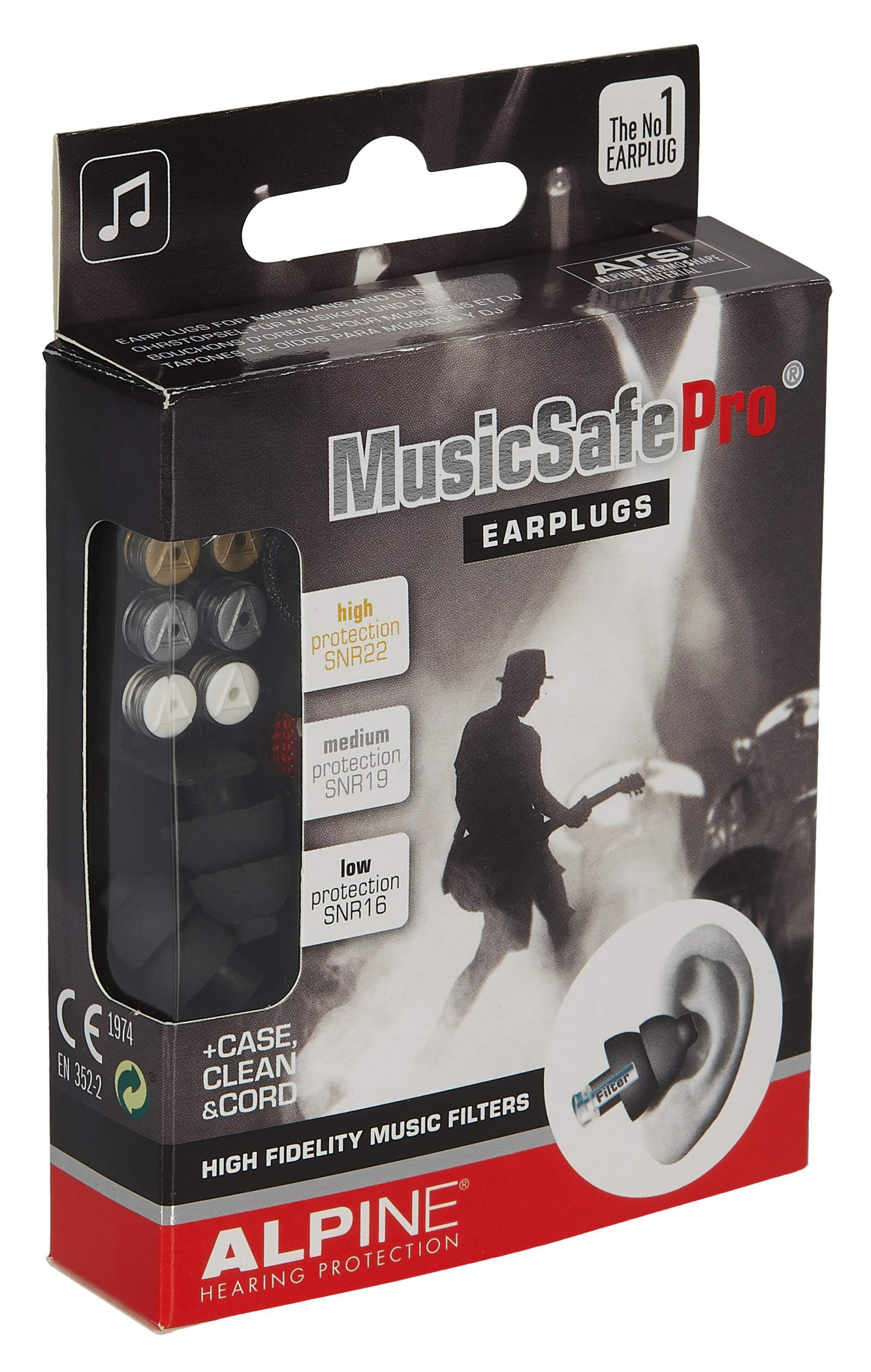 Hlavní obrázek Ochrana sluchu ALPINE MusicSafe Pro Black