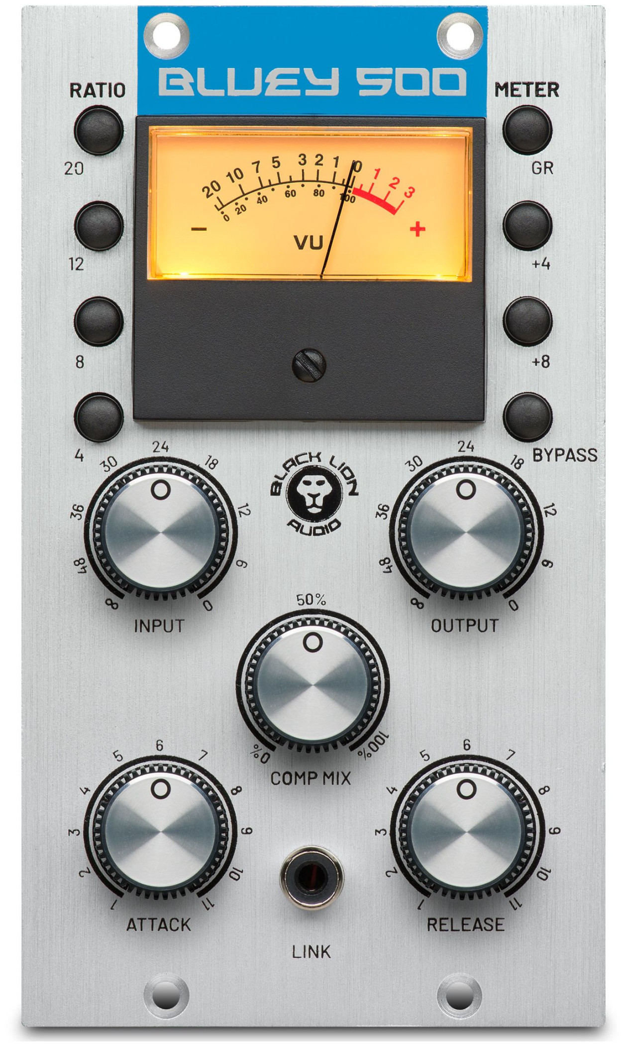 Hlavní obrázek API 500 a RackPack dynamické procesory BLACK LION AUDIO Bluey 500