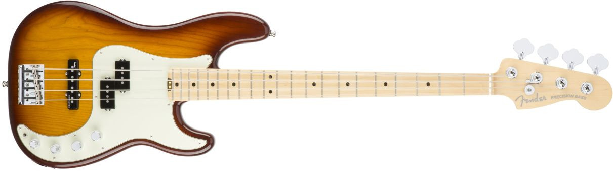 Hlavní obrázek PB modely FENDER American Elite Precision Bass Ash Tobacco Sunburst Maple