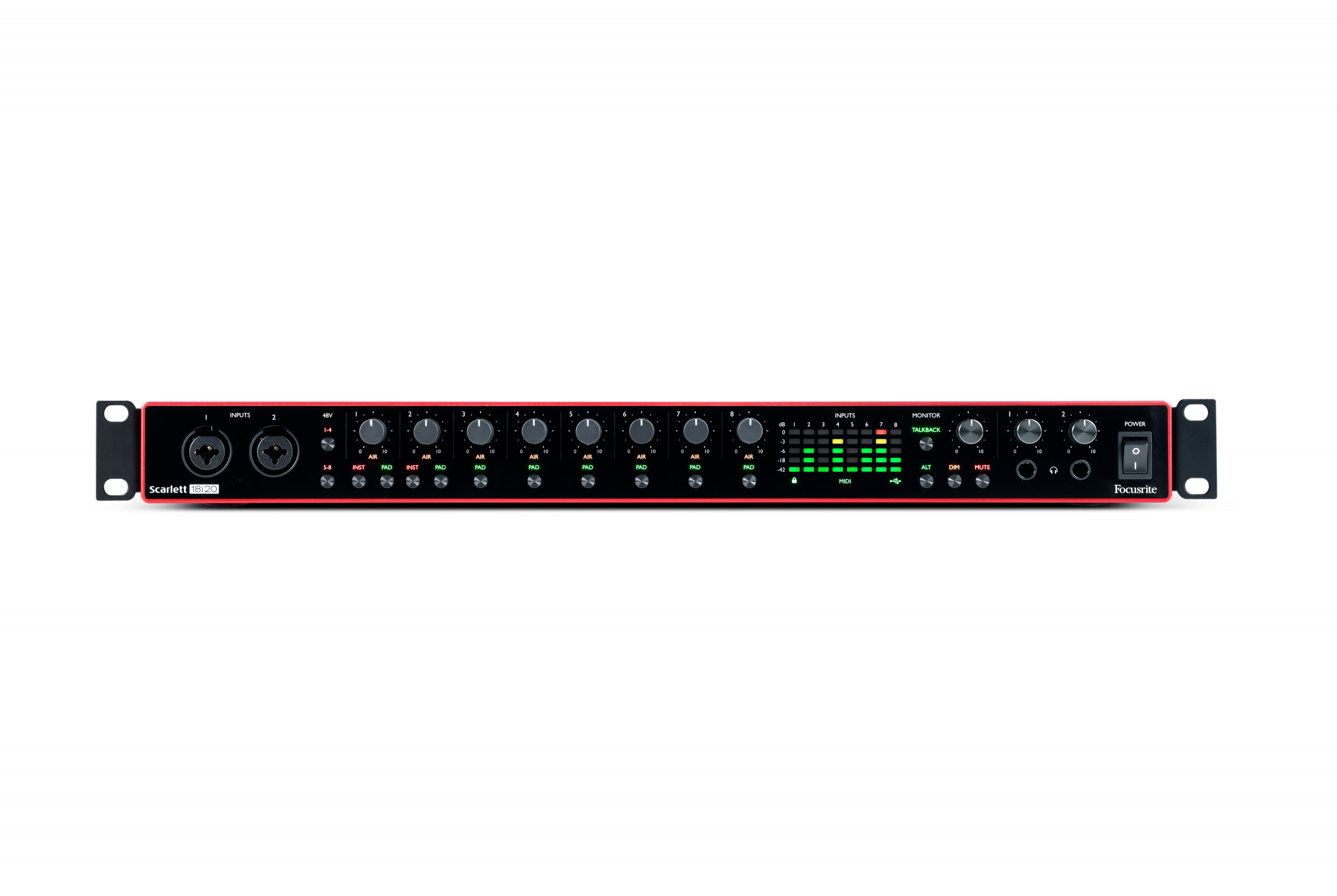 Galerijní obrázek č.9 USB zvukové karty FOCUSRITE Scarlett 18i20 3rd Generation