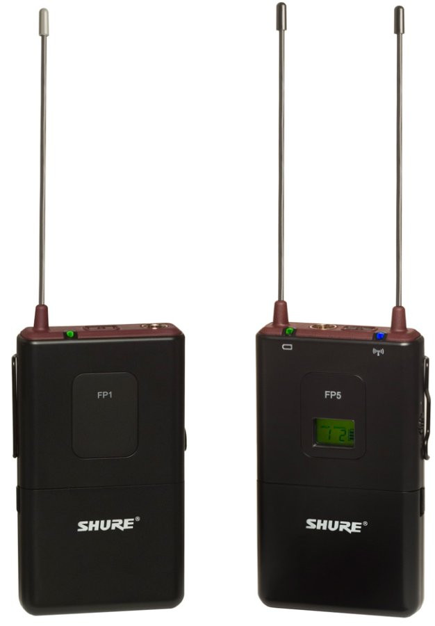 Hlavní obrázek S bateriovým přijímačem (ke kamerám) SHURE FP15