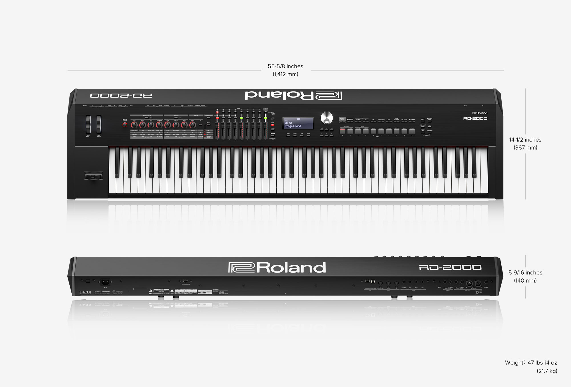 Galerijní obrázek č.9 Stage piana ROLAND RD-2000