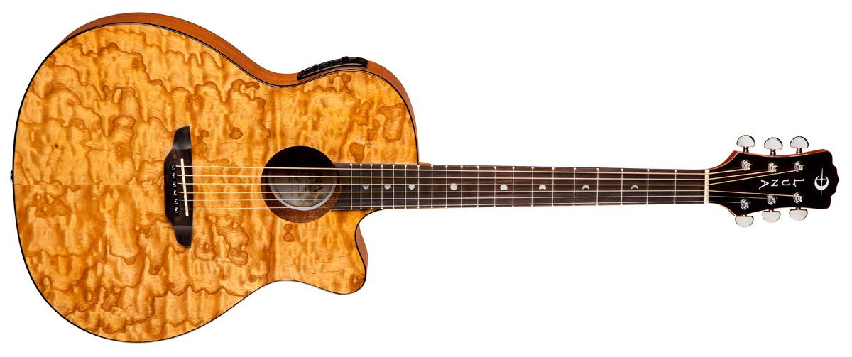 Hlavní obrázek Další tvary LUNA GUITARS Gypsy Quilt Ash Gloss Natural
