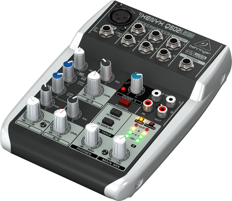 Galerijní obrázek č.2 Mixážní pulty bez efektu BEHRINGER XENYX Q502USB