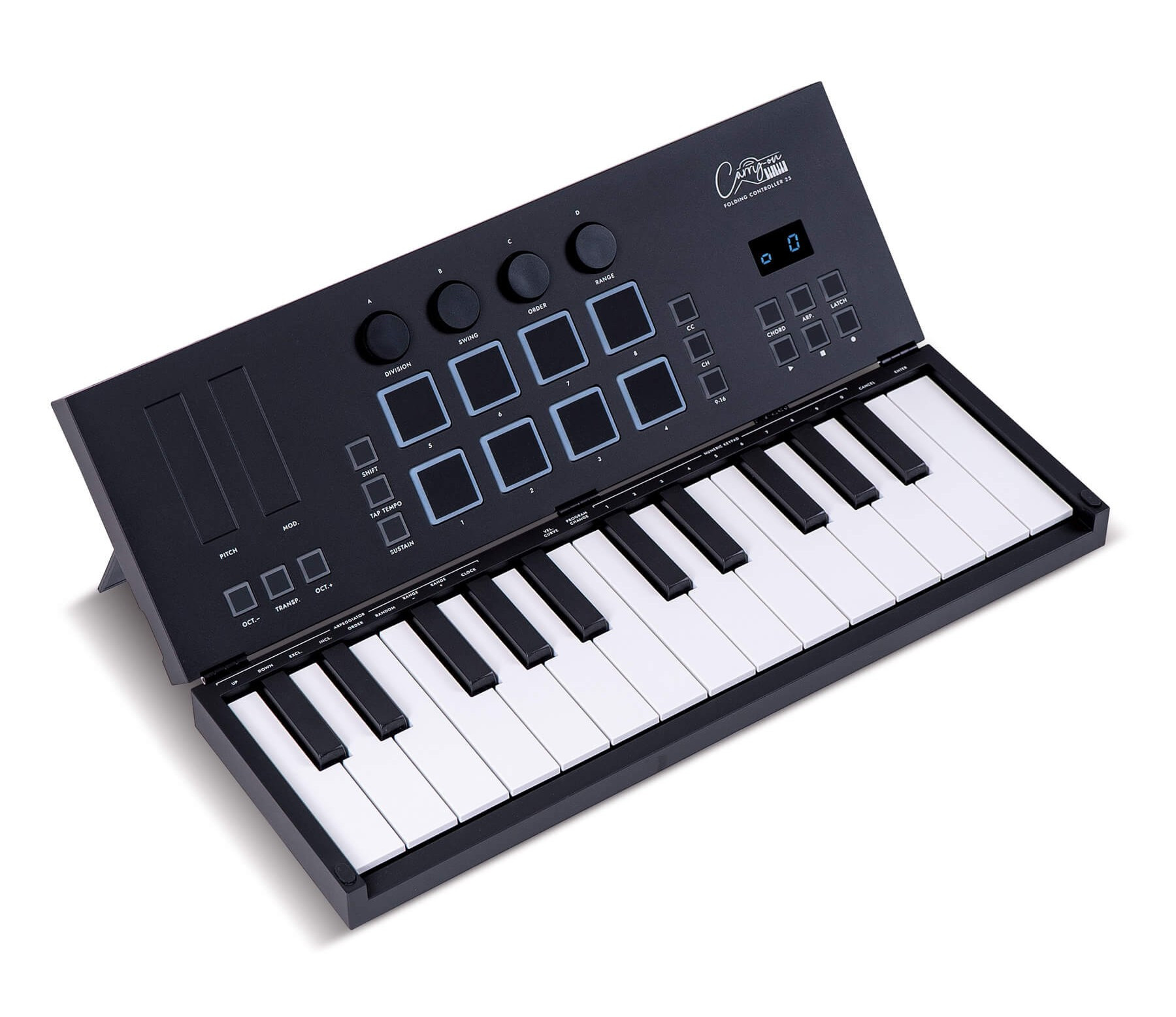 Galerijní obrázek č.3 Keyboardy/Klávesy/Kontrolery CARRY-ON Folding Controller 25 - Black