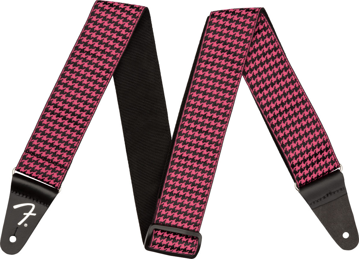 Hlavní obrázek Nylonové/textilní FENDER Houndstooth Strap Pink