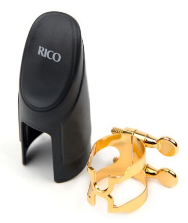 Hlavní obrázek Ostatní příslušenství k dechovým nástrojům RICO HSS1G H-Ligature and Cap for Soprano Saxophone