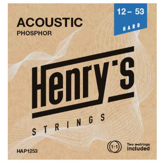 Hlavní obrázek Tvrdost .012 HENRY`S STRINGS HAP1253 Acoustic Phosphor - 012“ - 053“