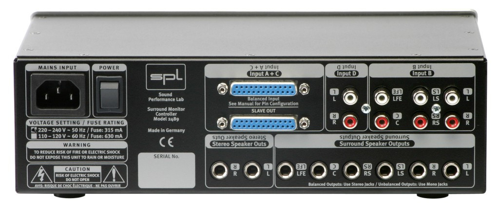 Galerijní obrázek č.2 Ovladače studiových monitorů SPL Surround Monitor Controller Model 2489