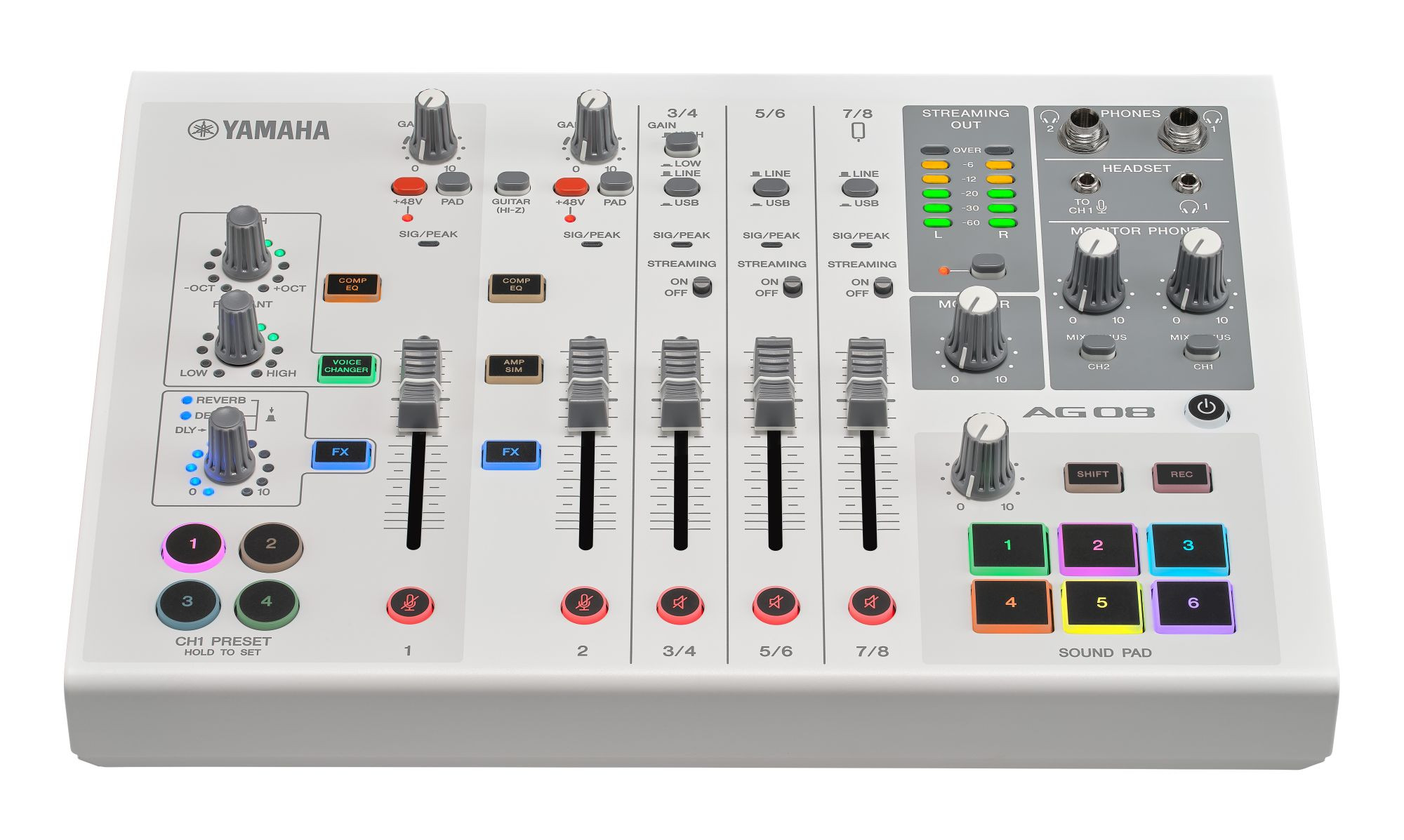 Galerijní obrázek č.1 Digitální mixpulty YAMAHA AG08 White
