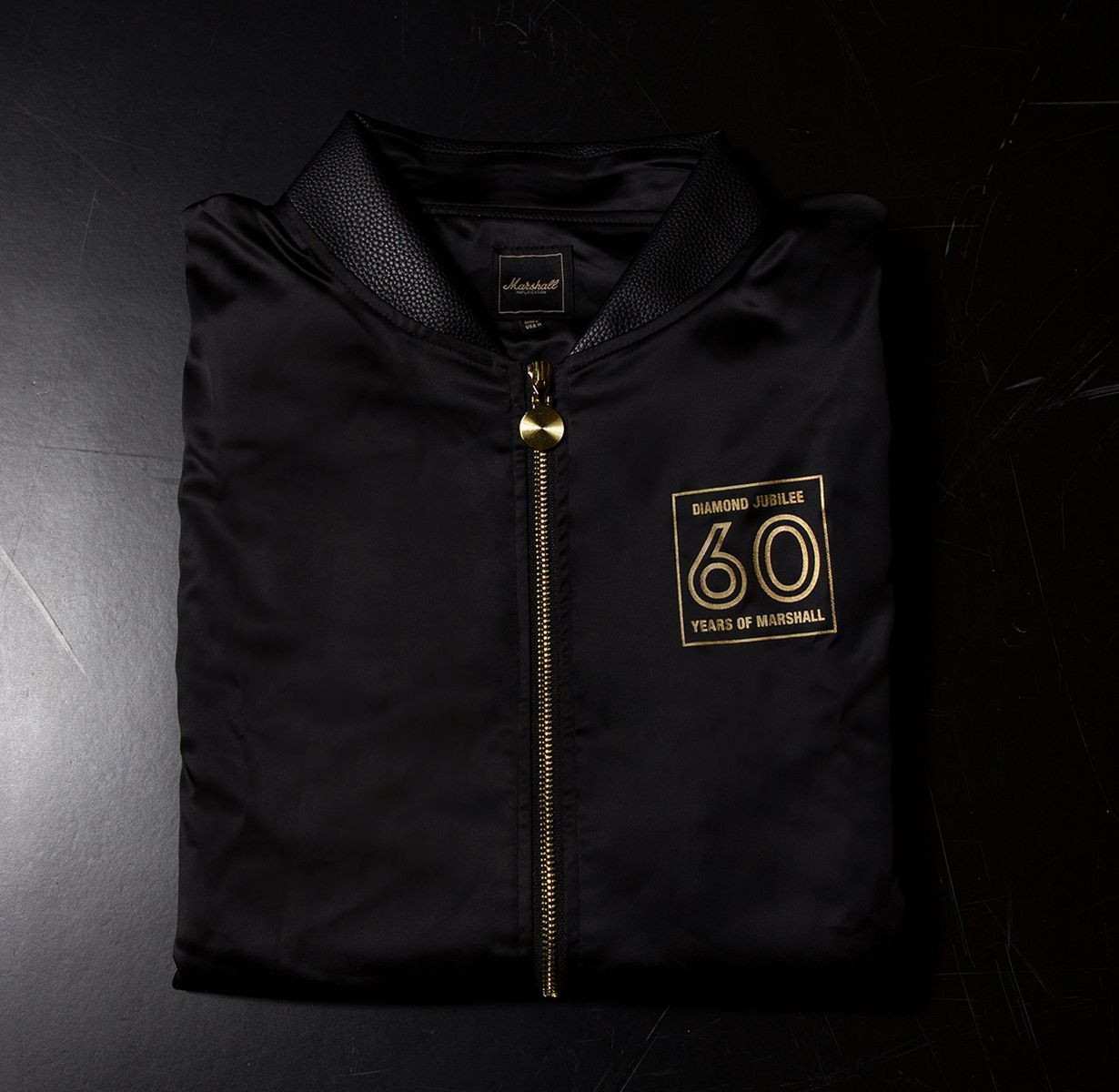 Galerijní obrázek č.6 Výprodej MARSHALL 60th Anniversary - Saténová bunda Bomber S