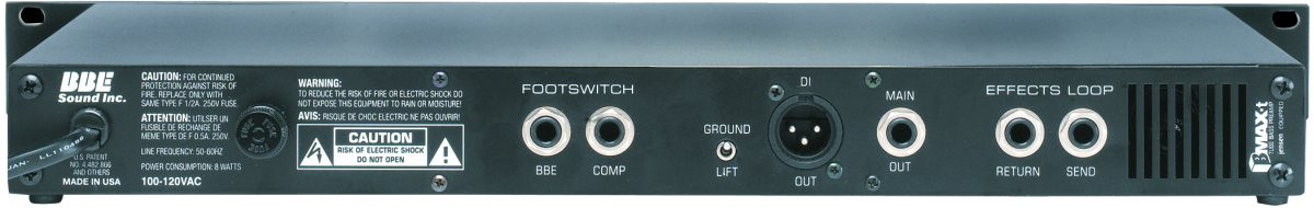 Galerijní obrázek č.1 Multiefekty, procesory BBE BMAX T