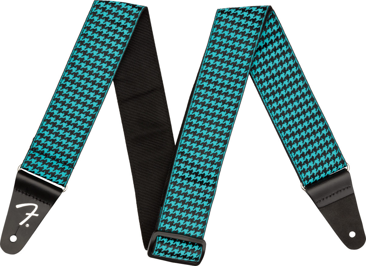 Hlavní obrázek Nylonové/textilní FENDER Houndstooth Strap Teal