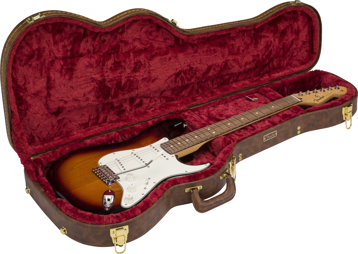 Galerijní obrázek č.3 Tvrdá pouzdra FENDER Stratocaster/Telecaster Poodle Case, Brown