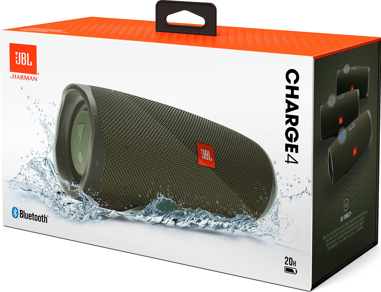 Galerijní obrázek č.6 Přenosné (na ven, na cesty) JBL CHARGE 4 GREEN