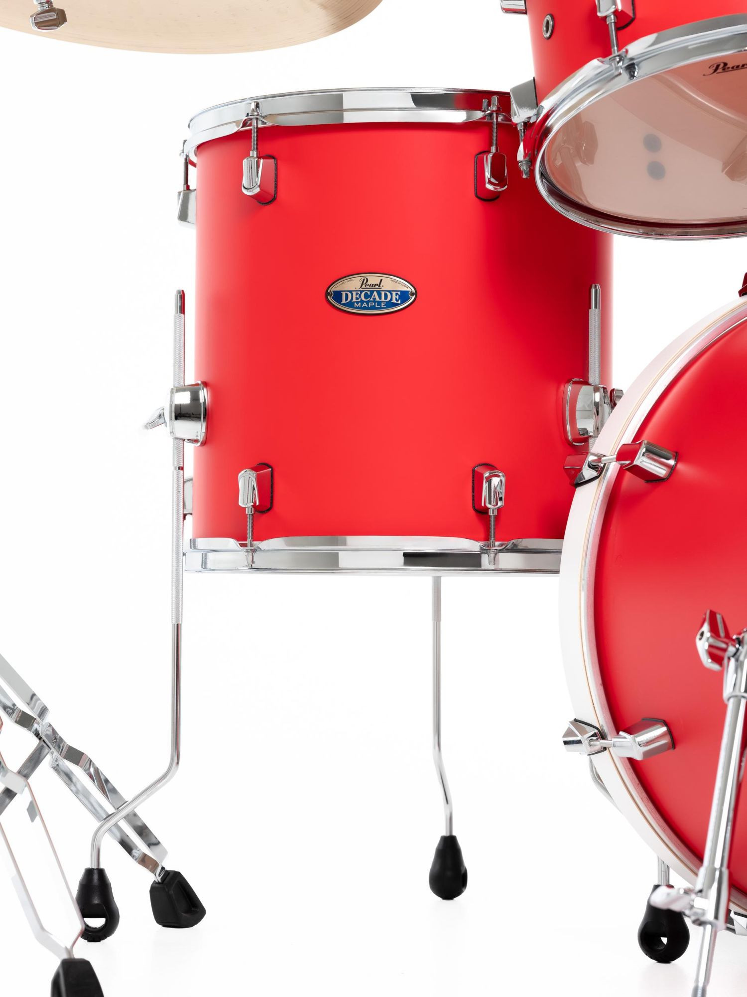 Galerijní obrázek č.10 20“; 10“, 12“; 14“ PEARL DMP905/C899 Decade Maple - Matte Racing Red