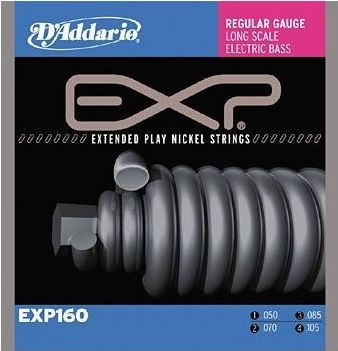 Hlavní obrázek Tvrdost .050+ D'ADDARIO EXP160 Long Scale Medium .050 - .105