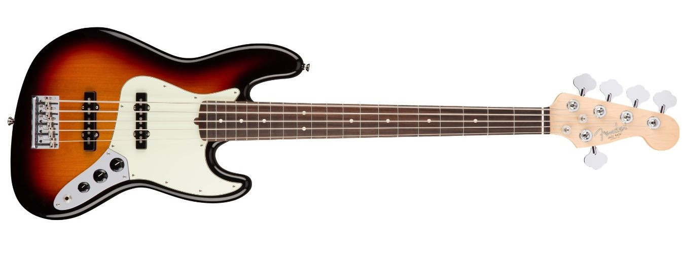 Hlavní obrázek 5strunné FENDER American Professional Jazz Bass V 3-Tone Sunburst Rosewood