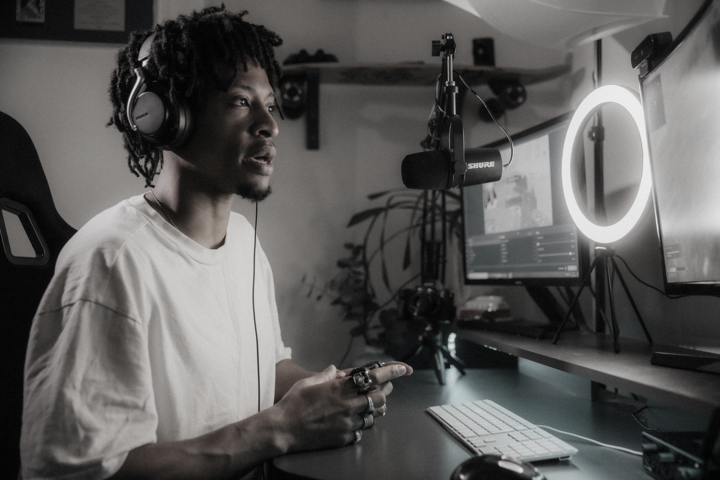 Galerijní obrázek č.13 Mikrofony pro rozhlasové vysílání SHURE MV7 K (black)