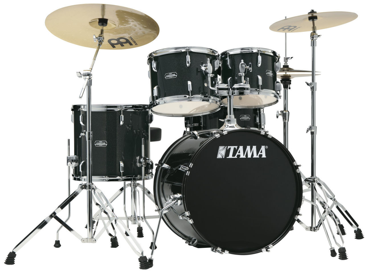 Hlavní obrázek 20“; 10“, 12“; 14“ TAMA ST50H6-BNS Stagestar Drum Set - Black Night Sparkle