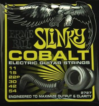 Hlavní obrázek Ostatní struny pro elektrickou kytaru ERNIE BALL P02727 Cobalt Beefy Slinky - .011 - .054