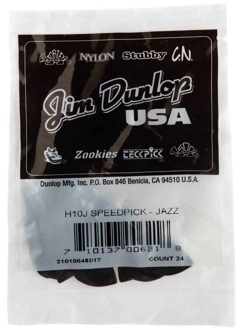 Galerijní obrázek č.3 Ostatní  DUNLOP SPEEDPICK - HEAVY JAZZ - 10 DEGREE ANGLE - 24 PACK