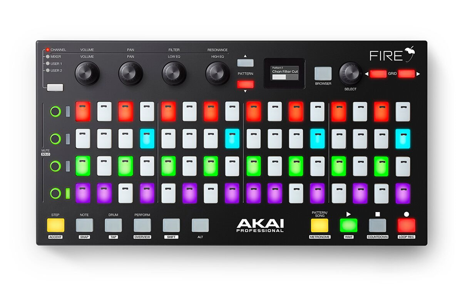 Hlavní obrázek MIDI kontrolery AKAI Fire