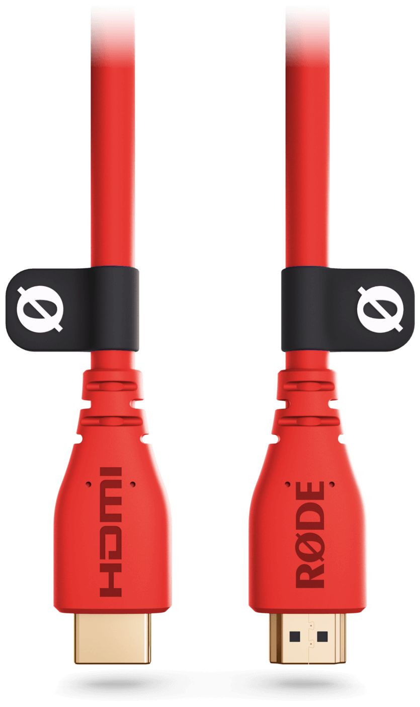 Galerijní obrázek č.1 Digitální, optické kabely RODE HDMI CABLE 3m - Red