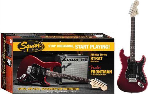 Hlavní obrázek Elektrické sety FENDER SQUIER SDSP Affinity Stratocaster HSS + Fender G-DEC Junior - Kytarový set