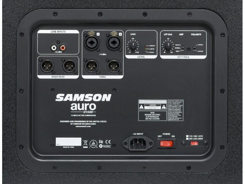 Galerijní obrázek č.1 Aktivní subwoofery SAMSON D1500