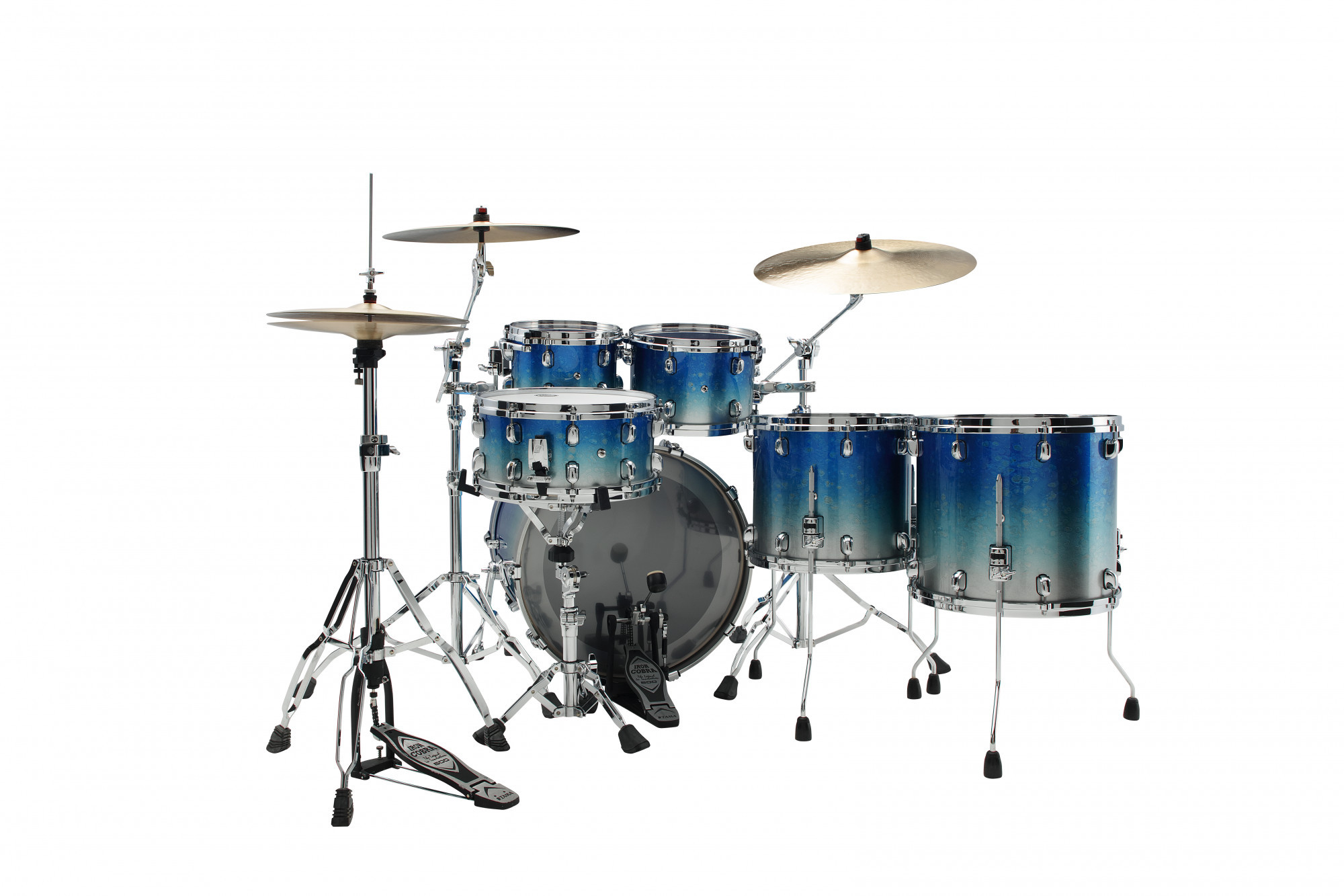 Galerijní obrázek č.2 Jiné konfigurace TAMA WBS52RZS-MBI Starclassic Walnut/Birch - Molten Blue Ice Fade