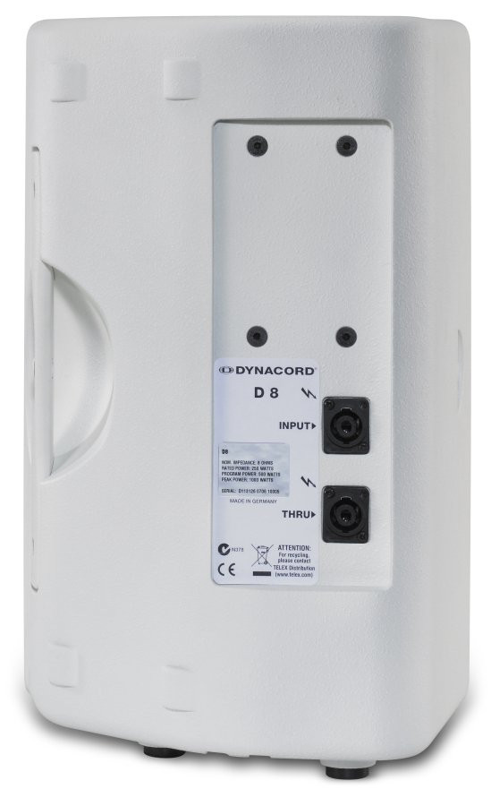 Galerijní obrázek č.3 Pasivní reproboxy DYNACORD D8 White
