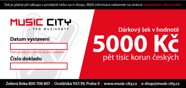 Hlavní obrázek  Dárkový šek 5000 Kč